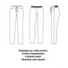Descriptif du pantalon médical femme 