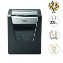 Photo : Destructeur de documents manuel coupe croisée P4 15 feuilles 23 L Rexel Momentum X415
