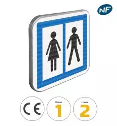 CE12 - Panneau toilettes publiques