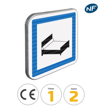 CE17 - Panneau hôtellerie - Pictogrammes