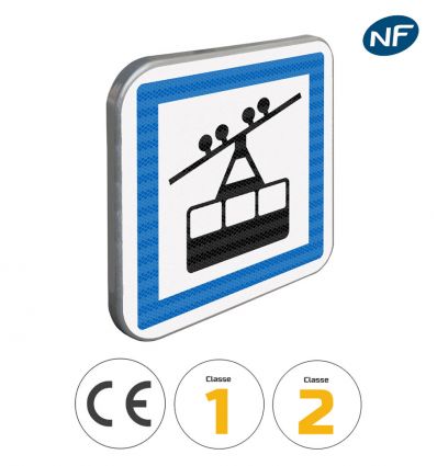 CE20a - Panneau gare de téléphérique - Pictogrammes