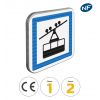 CE20a - Panneau gare de téléphérique - Pictogrammes