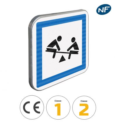 CE23 - Panneau routier jeux d'enfants - Pictogrammes