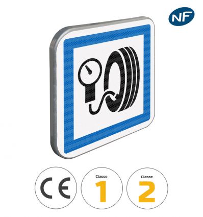 CE26 - Panneau station de gonflage - Pictogrammes