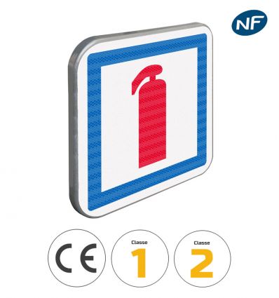 CE29 - Panneau lutte contre incendie / extincteur - Pictogrammes