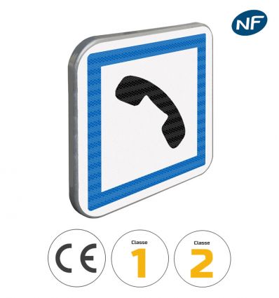 CE2b - Panneau routier cabine téléphonique - Pictogrammes