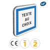 CE50 - Panneau indications diverses / texte au choix - Pictogrammes