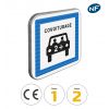 CE52 - Panneau routier espace dédié au covoiturage - Pictogrammes