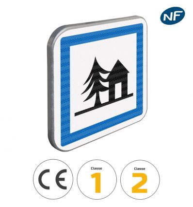 CE5a - Panneau auberge de jeunesse - Pictogrammes