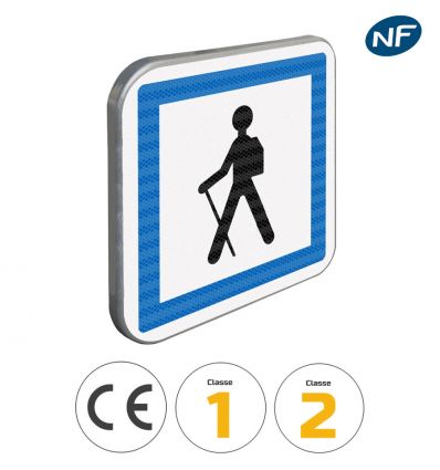 CE6a - Panneau point de départ d'un itinéraire à pied - Pictogrammes