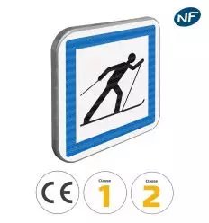 CE6b - Panneau circuit de ski de fond