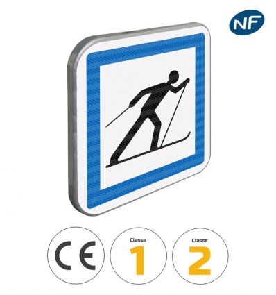 CE6b - Panneau circuit de ski de fond - Pictogrammes