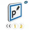 CE9 - Panneau parking sous vidéo surveillance - Pictogrammes