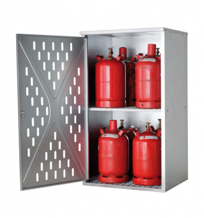 Armoire bouteille de gaz 10 bouteilles version aérée