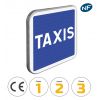 C5 - Panneau d'indication d'une station de taxis avec pictogrammes de classes et normes