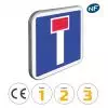 C13A - Panneau d'indication d'une impasse avec pictogrammes de classes et normes