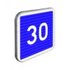 C4A - Panneau d'indication de vitesse conseillée