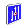 C24A - Panneau d'indication conditions particulières de circulation