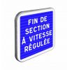 C51B - Panneau d'indication de fin de section à vitesse régulée
