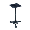 Photo : Pied de table de terrasse en fonte Belle époque 3 branches