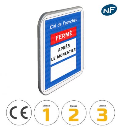 C14 - Panneau d'indication de praticabilité de la route