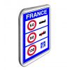 C25A - Panneau d'indication de limitations générales de vitesse