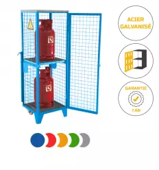 Armoire mobile bouteille de gaz