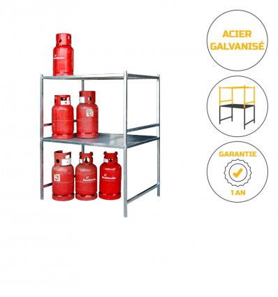 Etagère bouteilles de gaz extérieur