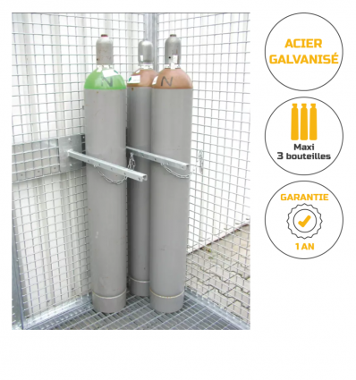 Fixation pour bouteille de gaz