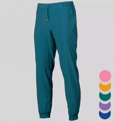 Pantalon médical infirmier bleu pétrole