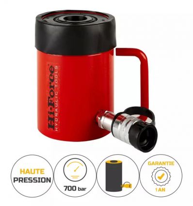 Verin hydraulique simple effet creux 700 bars