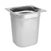 Bac gastro gn 1/6 200 mm en acier inoxydable