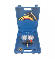 Manomètre clim 2 voies en coffret
