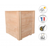 Jardinière urbaine carrée en bois
