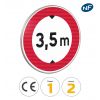 Panneau hauteur limite