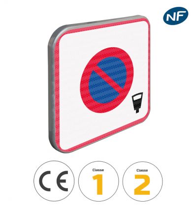 Panneau entrée d'une zone à stationnement payant