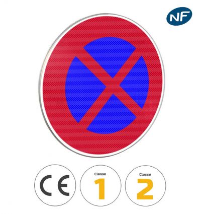Panneau arrêt et stationnement interdits