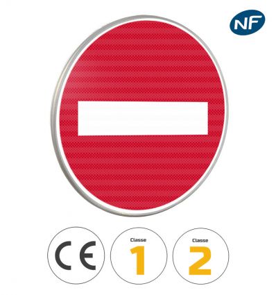B1 - Panneau de circulation sens interdit à tout véhicule