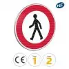B9a - Panneau accès interdit aux piétons