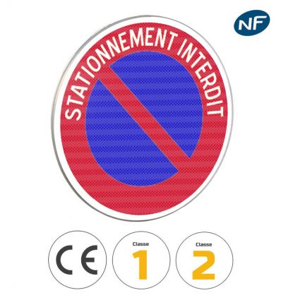 Panneau stationnement interdit