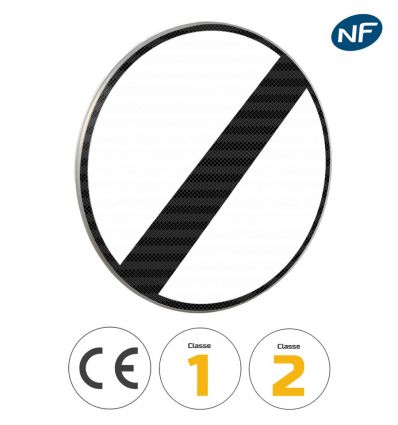 B31 - Panneau fin de toutes les interdictions précédemment signalées