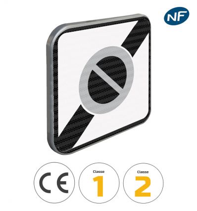 Panneau sortie de zone à stationnement interdit