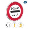 B4 - Panneau arrêt au poste de douane