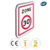 B30 - Panneau entrée d'une zone à vitesse limitée à 30 km/h