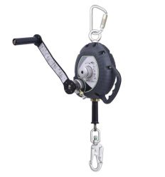 Antichute à rappel automatique avec treuil de sauvetage - 10 m