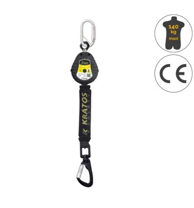 Antichute à rappel automatique spécial nacelle