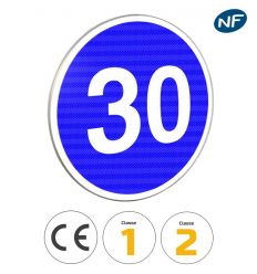 B25 - Panneau vitesse minimale obligatoire (B25)