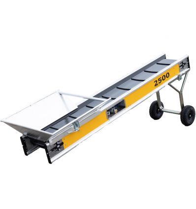 Convoyeur de chantier installation en série 2,5m avec accessoires