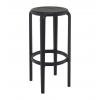 Tabouret en polypropylène noir