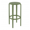Tabouret en polypropylène vert